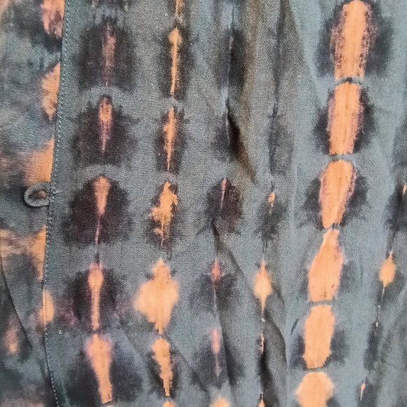 💋 Tie dye forest deep khaki robe/coverup *NEW - Picture 8 of 8